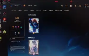 Conta LoL com várias skins lendárias