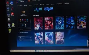 Conta LoL com várias skins lendárias