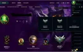 Conta LoL  lvl 38
