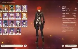 AR 37 Diluc + Venti + Childe + Albedo