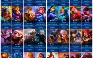 Conta Mobile Legends: Bang Bang ex: mítico II