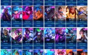 Conta Mobile Legends: Bang Bang ex: mítico II