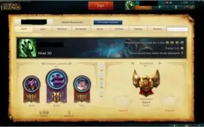Conta league of legends ouro 5