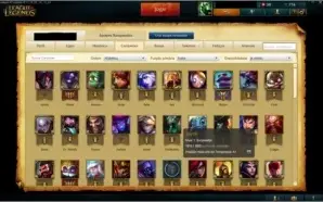 Conta league of legends ouro 5