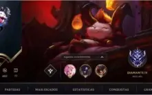 CONTA DE COLECIONADOR - LEAGUE OF LEGENDS