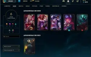 Conta platina 3 com 27 Champs e 6 Skins EMAIL NÃO CONFIRMADO