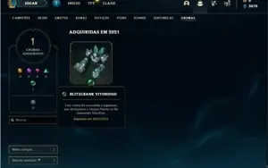 Conta platina 3 com 27 Champs e 6 Skins EMAIL NÃO CONFIRMADO