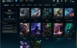 Conta platina 3 com 27 Champs e 6 Skins EMAIL NÃO CONFIRMADO