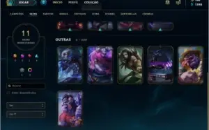 Conta League of Legends Platina 1 Smurf