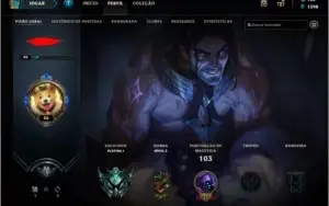 Conta League of Legends Platina 1 Smurf