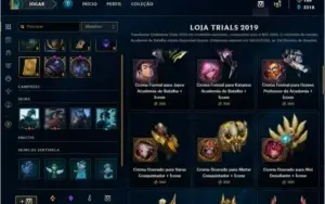 Conta League of Legends Platina 1 Smurf