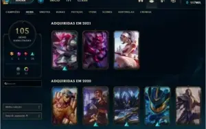 Conta League of Legends (D4) + Valorant