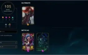 Conta League of Legends (D4) + Valorant