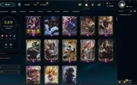 CONTA LOL LEAGUE OF LEGENDS 549 SKINS