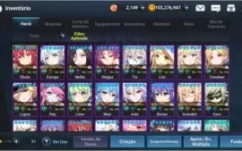 CONTA END GAME - GC Mobile - Full personagens