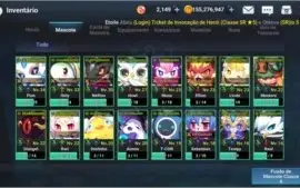 CONTA END GAME - GC Mobile - Full personagens