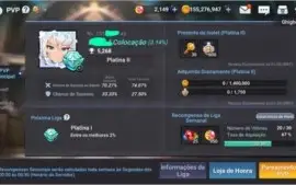 CONTA END GAME - GC Mobile - Full personagens