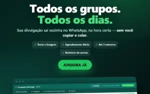 Divulgador e agendamento de MSG para grupos de Whatsapp