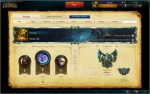 Todos os champions,20 páginas, Platina, 310 Skins, 82 ícones