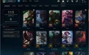 Conta league of legends prata 1 pra sair rapido