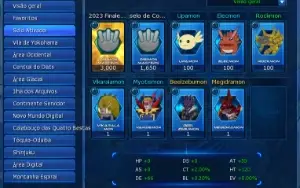 Conta com Susanoomon Shin 6/6 136,99% e outros - LADMO OMEGA