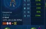 Conta com Susanoomon Shin 6/6 136,99% e outros - LADMO OMEGA