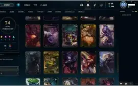 CONTA PLATINA 1 --  34 SKINS(MÍTICAS, LENDÁRIAS E ÉPICAS)
