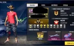 CONTA FREE FIRE MESTRE - MAIS DE 60 SKINS