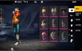 CONTA FREE FIRE MESTRE - MAIS DE 60 SKINS