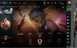 Conta Lol Lvl 185 volta para Skin / Sem elo