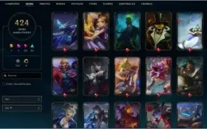 Valorant(120skins+) LoL(424Skins)