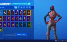Conta Fortnite CavaleiraRubra e varias skins