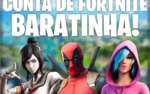 CONTA DE FORTNITE BARATA