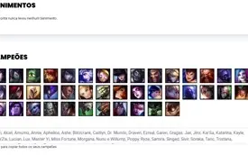 Conta bronze 4 com 9 Skins e 41 Champs
