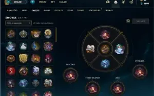 Conta bronze 4 com 9 Skins e 41 Champs
