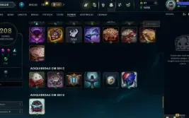 Conta Bronze De 2012 - Todos Os Campeões - 150 Skins