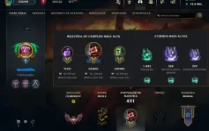 Conta League Of Legends Lvl 235 Criada Em 2015 - Full Acesso