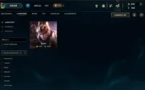 Conta lol 126 skins faltando 1 campeão Platina 2 DESAPEGO