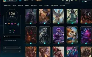 Conta lol 126 skins faltando 1 campeão Platina 2 DESAPEGO