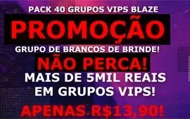 ⭐✨ PACK 40 GRUPOS VIPS BLAZE + GRUPO DE BRANCOS!✨⭐