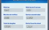 CONTA CLASH ROYALE TODAS AS CARTAS