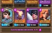 CONTA CLASH ROYALE TODAS AS CARTAS