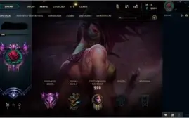 CONTA DE LOL MESTRE COM EMOTE ZED CHALLENGER