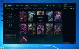 CONTA DE LOL MESTRE COM EMOTE ZED CHALLENGER