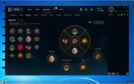 CONTA DE LOL MESTRE COM EMOTE ZED CHALLENGER