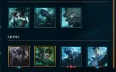 Conta level 30, sem ranque, e com bastante skins