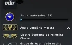 CONTA PRIME *CSGO* AGUIA 2 /600h