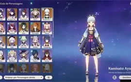 CONTA GENSHIM AR 13 RAIDEN + AYAKA + XIAO + CHILD