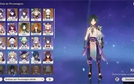 CONTA GENSHIM AR 13 RAIDEN + AYAKA + XIAO + CHILD
