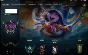 Conta platina IV 130 campeões, 57 skins, criada na season 5